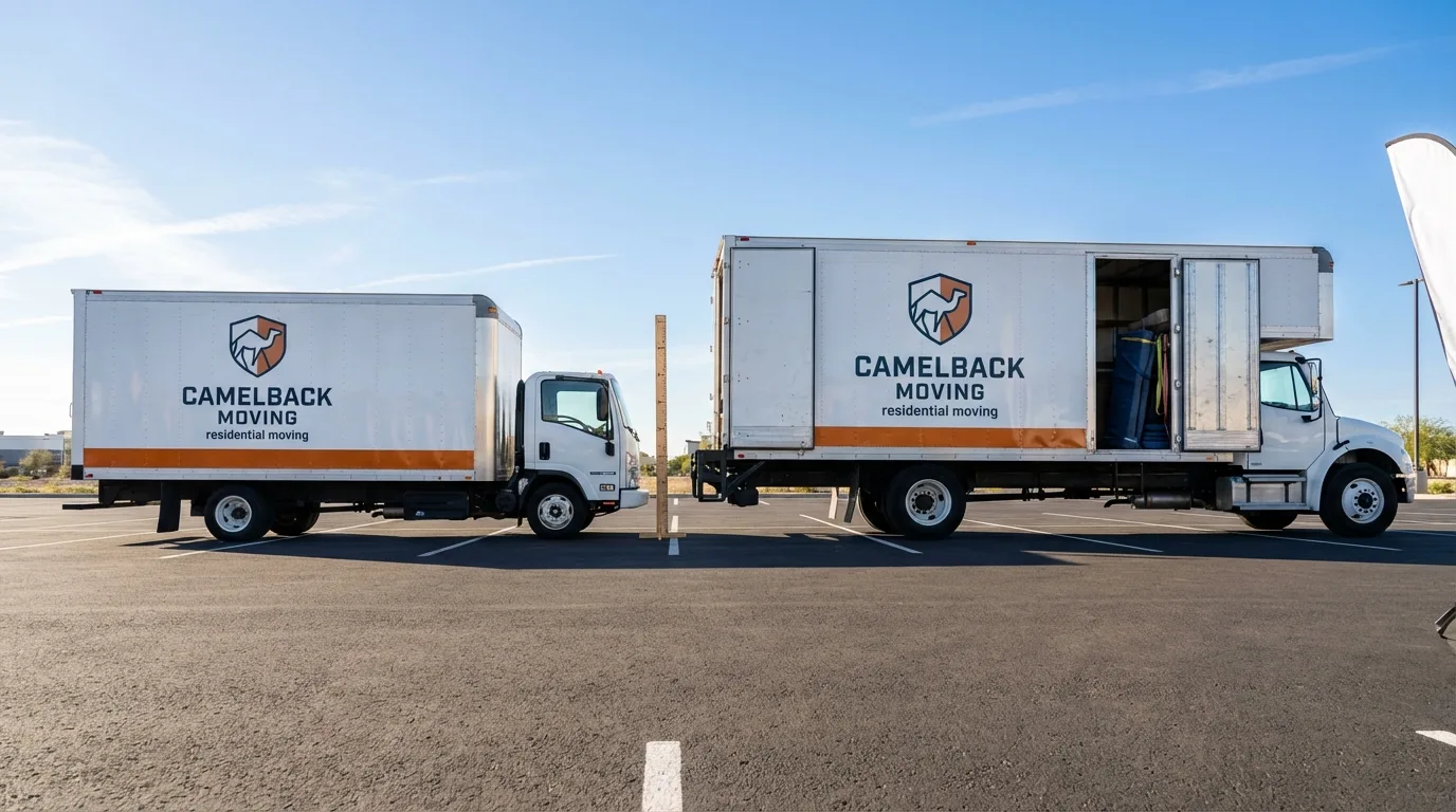 Moving truck size capacity guide in Effingham